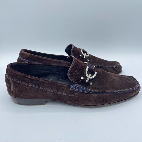 Donald J. Pliner Other - Donald J. Pliner Suede Loafers 11 Brown